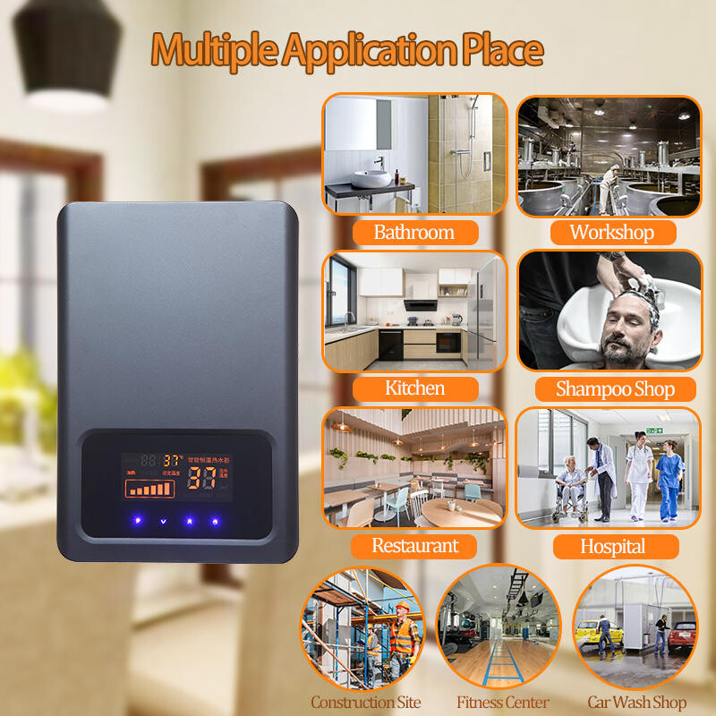 High Quality ETL Certified Household 12-27KW Smart Tankless Water Heater 240V Instant Electric Water Heater