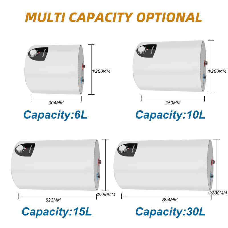 Wholesale Portable Caravan Electric Water Heater Custom DC 12v Hot Water Boiler Cylinder 6-30L Tank Storage Water Heater for RV