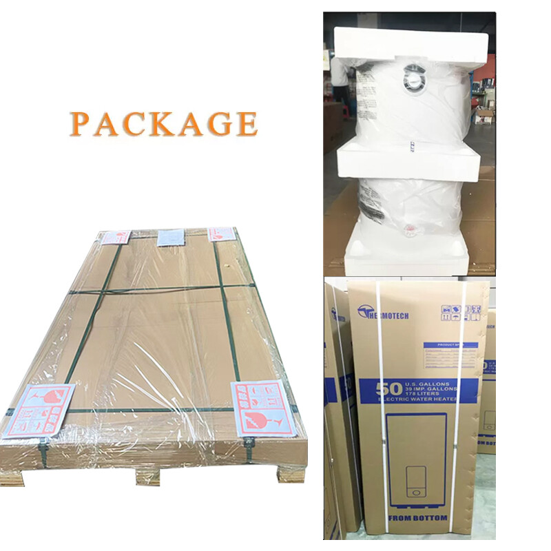 Wholesale Custom Logo 41V 450W Solar Power Water Heater Cost-effective Electric Storage Water Heater With PV Solar Panel