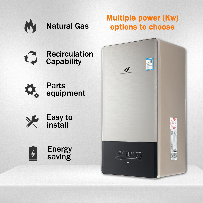 2025 Newest Popular Gas Boiler 24KW 30KW 36KW Gas Wall-hung Boiler for Home Heating and Hot Water