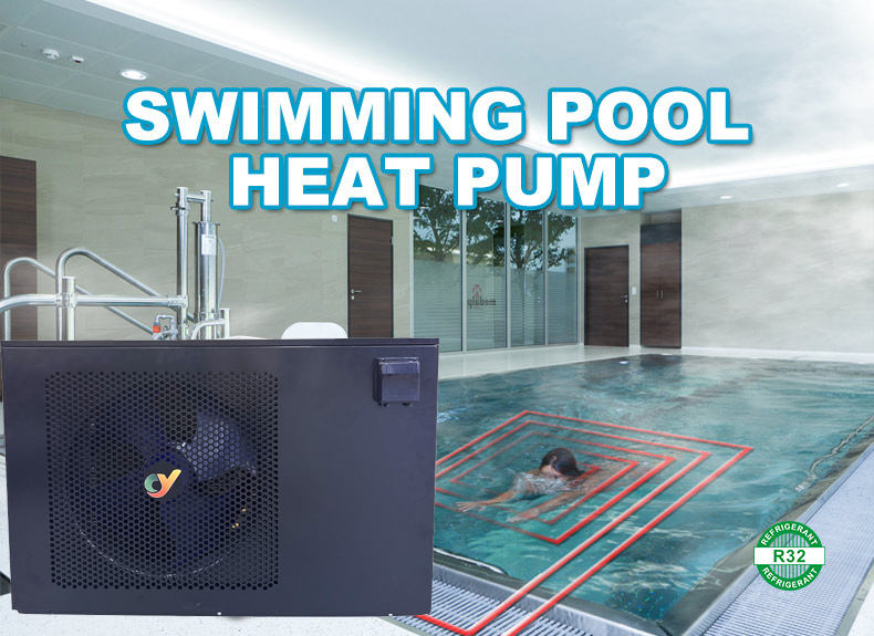 Exquisite Workmanship 220~240V/1/50Hz Swimming Pool Water Heater R32 New Refrigerant Low Noise Heat Pump Water Heater
