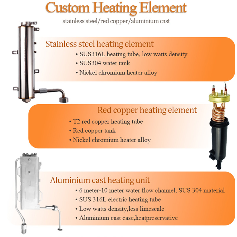 Cost-effective 3.5KW-8.5KW 99.8% Energy Efficient Electric Water Heater Wholesale Bathroom Electric Instant Water Heater