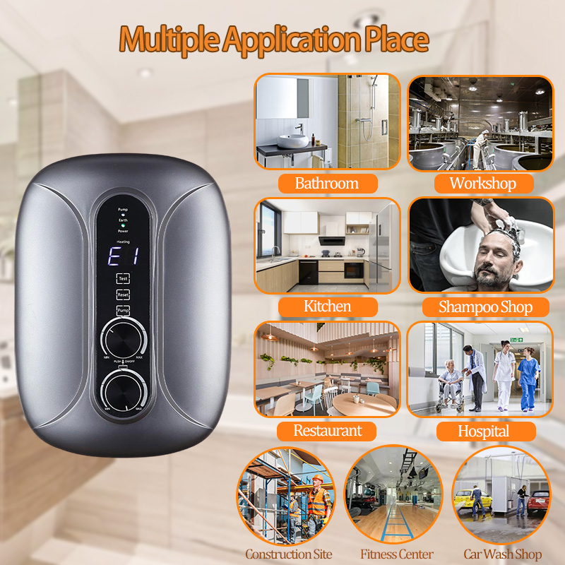 Quality Assurance 3.5KW-7.0KW Electric Instant Water Heater 220V Good Price 99.8% Energy Efficient Bathroom Water Heater