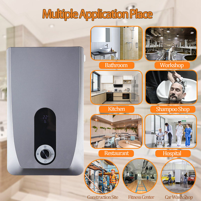 Best Factory Hot Selling Bathroom Electric Instant Water Heater OEM/ODM 5.5KW/8.5KW/10.0KW Tankless Water Heater