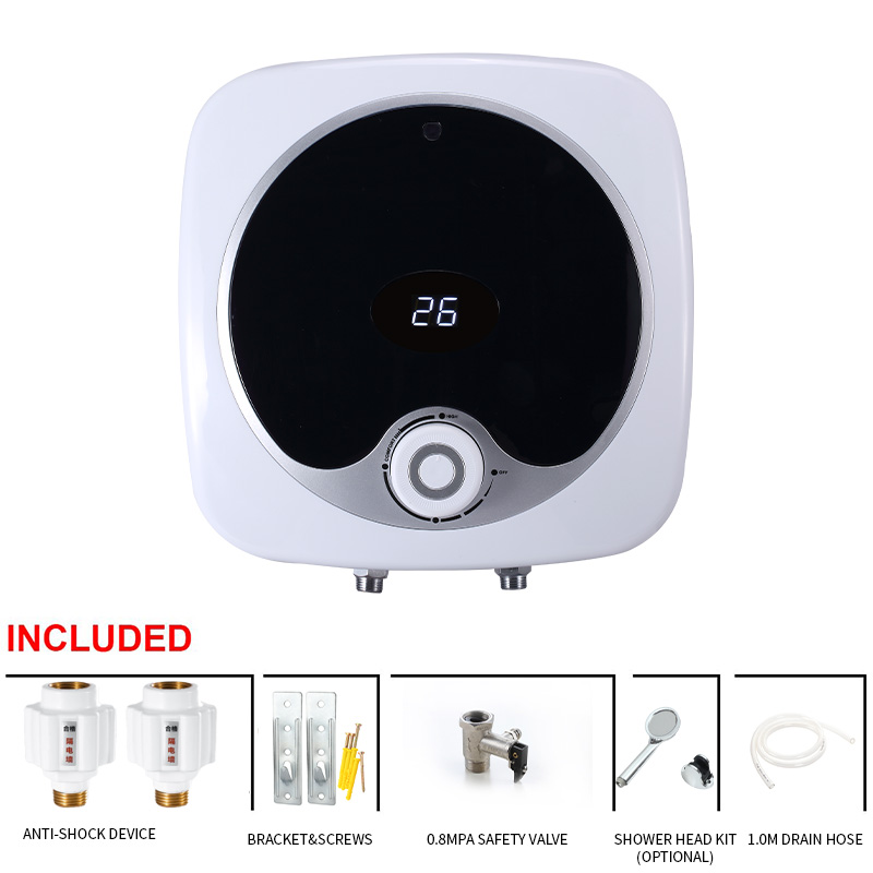 Enamel inner tank electric hot water heater used in bathroom