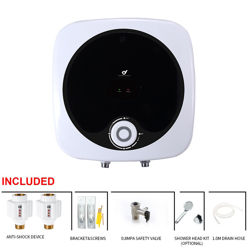 ABS shell storage shower water heater boiler with adjustble temprature