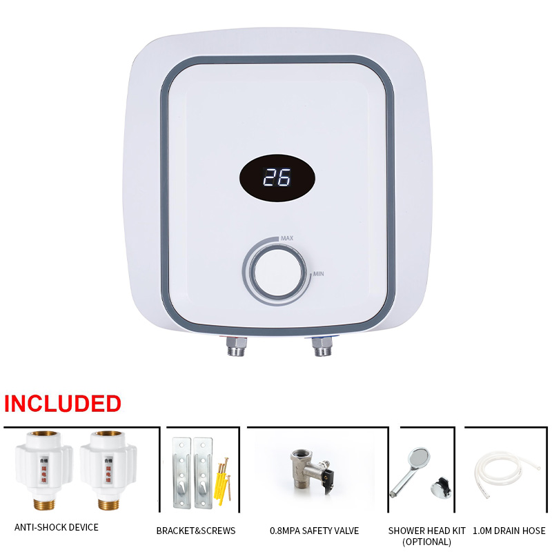 Plastic shell 6L 10L 15L 25L enamel coated electric mini water heater