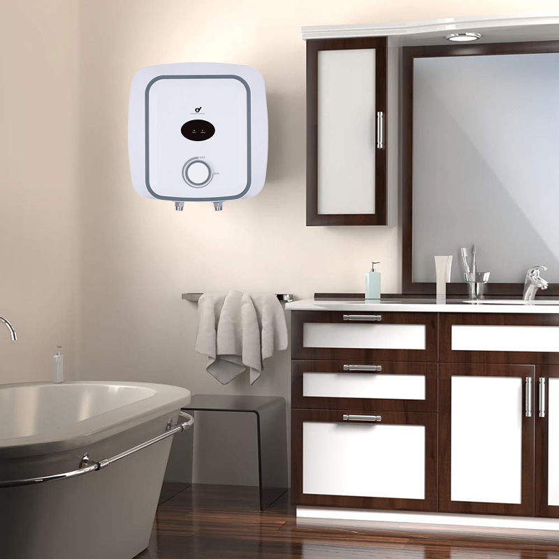 1.5kw or 2.0kw storage glasslined inner tank hot water heater with heating indicator