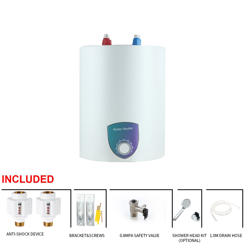 Under sink 1.2kw 110V 8L 10L 15L kitchen round electric water heater