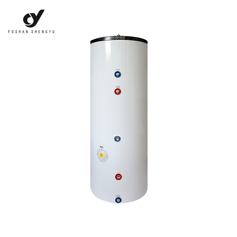 Stainless steel hot water storage tank for heat pump