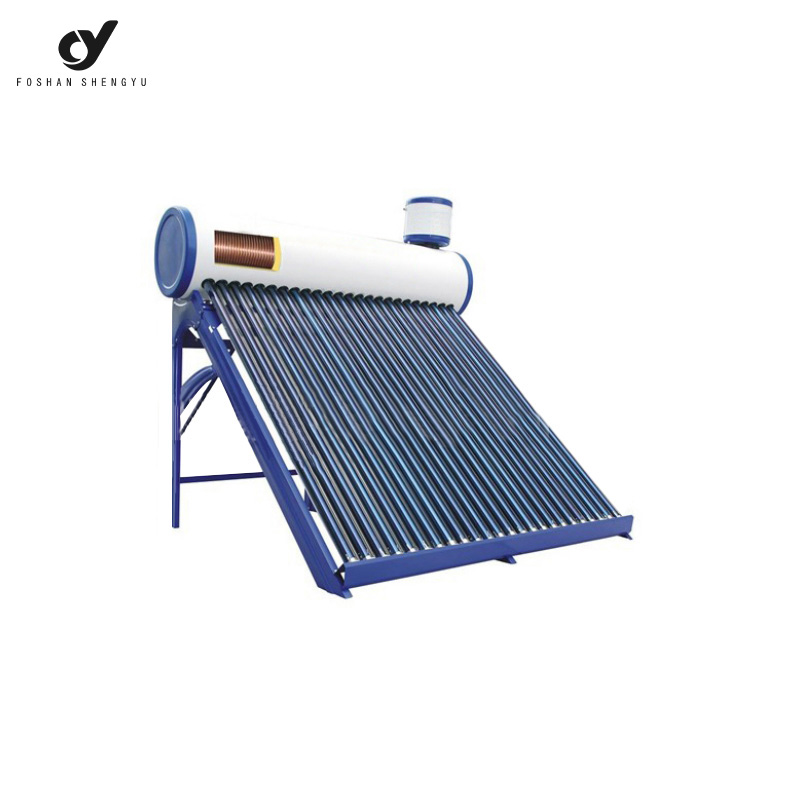 Integrated pressurized heat pipe solar water heater