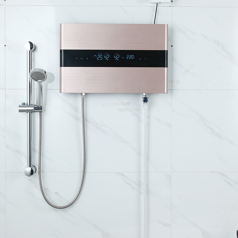 bathroom electric instant tankless water heater with aluminium cast heating tube