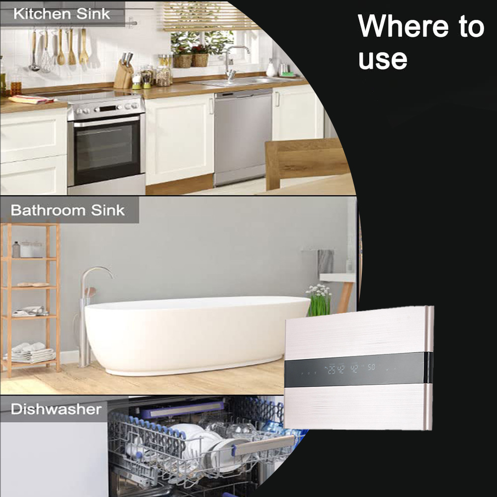 bathroom electric instant tankless water heater with aluminium cast heating tube