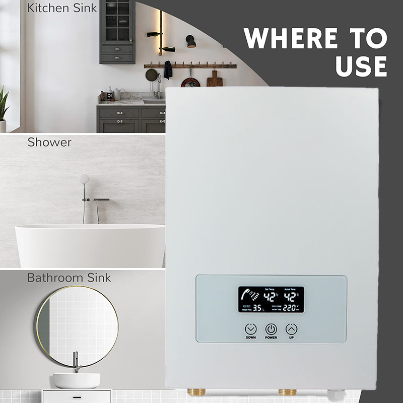 Electric heating boiler for DHW and floor heating CjG20b