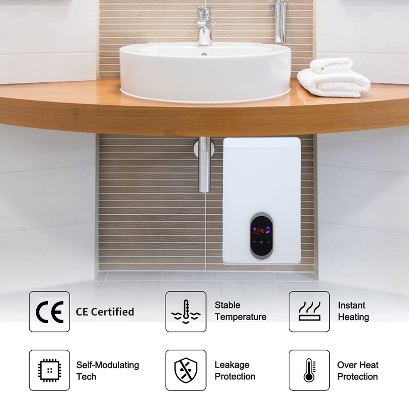 Kitchen room instant tankless water heater K60Ec