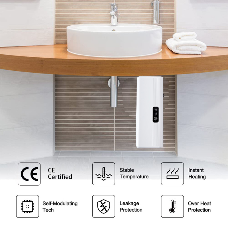 Washbasin hot water electric instant tankless water heater WA35EUa