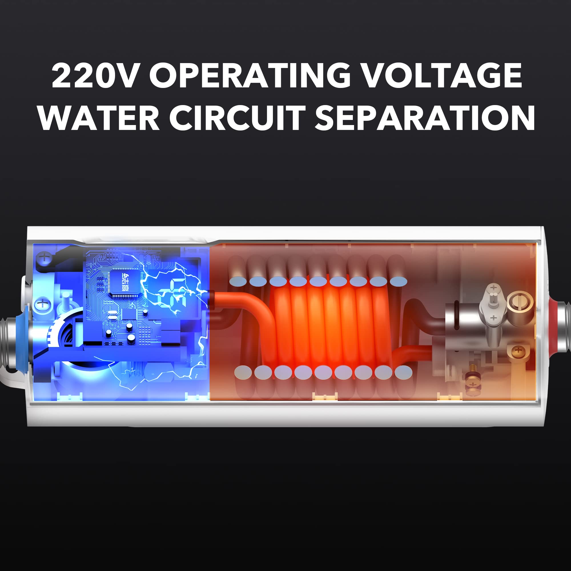 Washbasin hot water electric instant tankless water heater WA35EUd