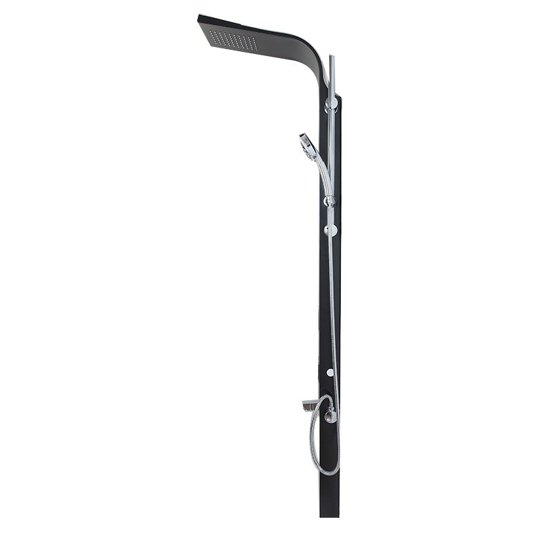 Electric bathroom LED Shower Panel With Hand Shower Temperature Screen LJ12Sb