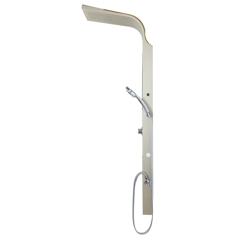 Electric bathroom LED Shower Panel With Hand Shower Temperature Screen LJ12Se