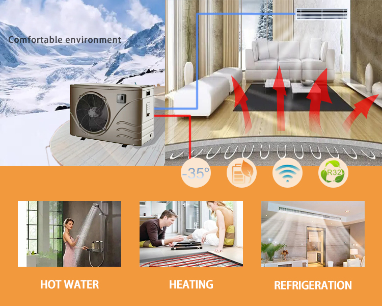 split sanitary water cycle heat pump HW-TA1