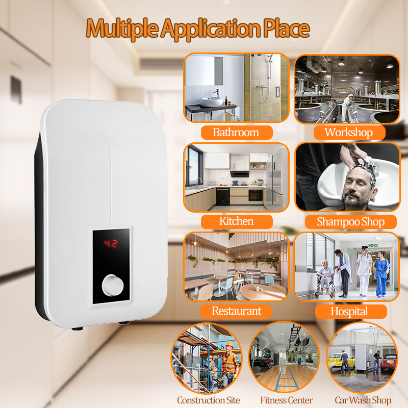 Kitchen room point of use electric instant tankless water heater KA55Ec