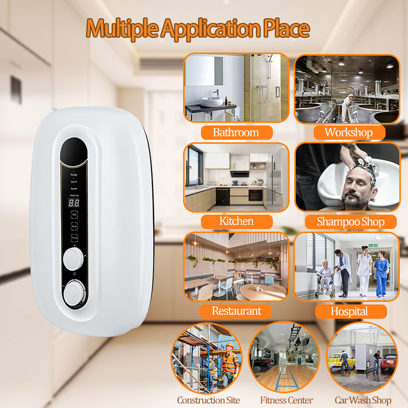 Kitchen room point of use electric instant tankless water heater KA55Ebg