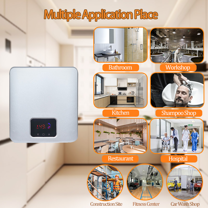 Kitchen room point of use electric instant tankless water heater KA55Eb