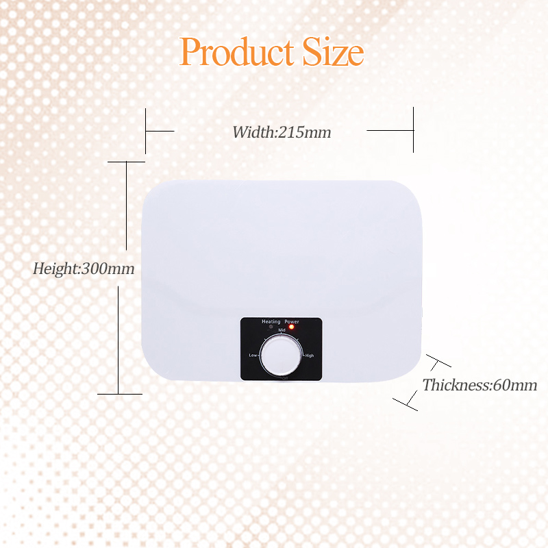 Kitchen room point of use electric instant tankless water heater KA55Ea