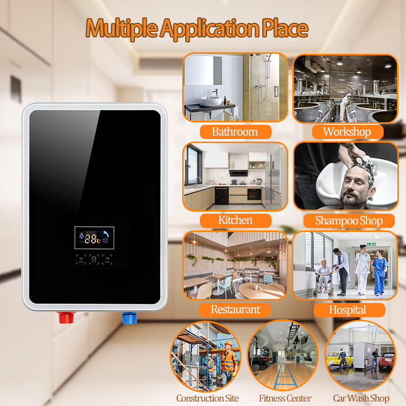 Kitchen room point of use electric instant tankless water heater K55Ea