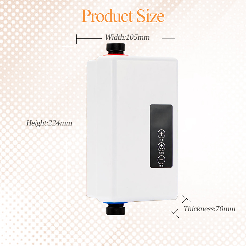 Washbasin hot water electric instant tankless water heater WA55EUc