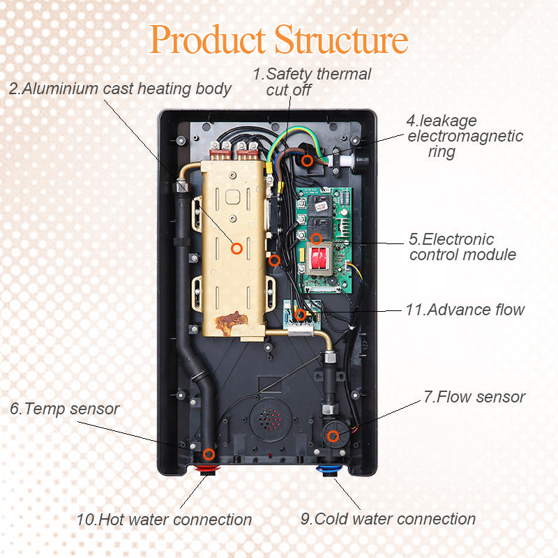 Electric instant water heater B95Ee