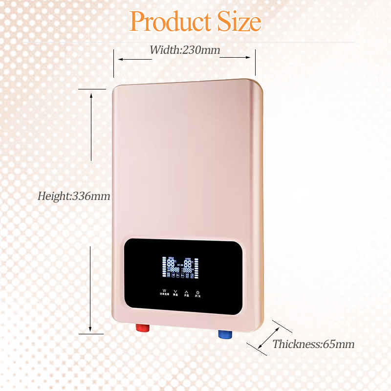 Central electric instant tankless water heater CJ240a with ETL certification