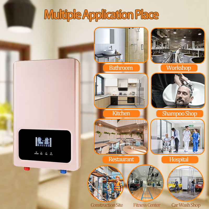 Central electric instant tankless water heater CJ240a with ETL certification