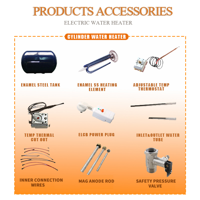 Top Seller Products Commercial 100L-500L Floor Mounting Electric Hot Water Heater Boiler Cylinder Tank Storage Water Heater SLs20-GI