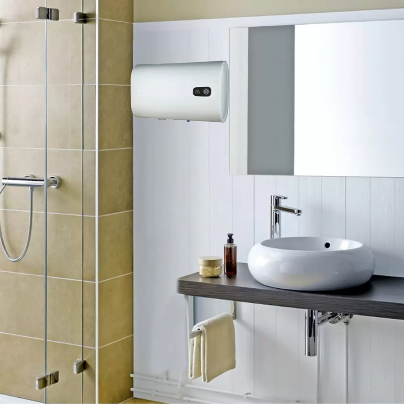 Flat dual tank enamel horizontal storage water heater SHB220-D