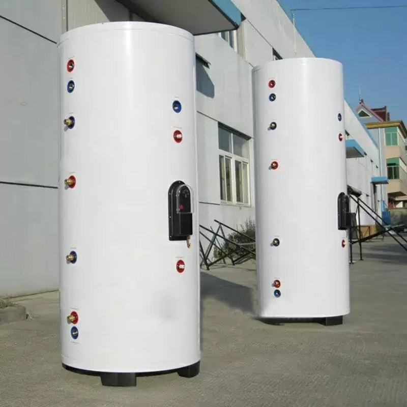 Split closed loop pressurized flat heat panel solar water heater