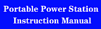 Portable Power Station Instruction Manual