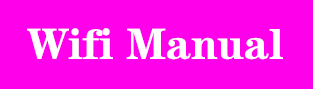 wi-fi _manual
