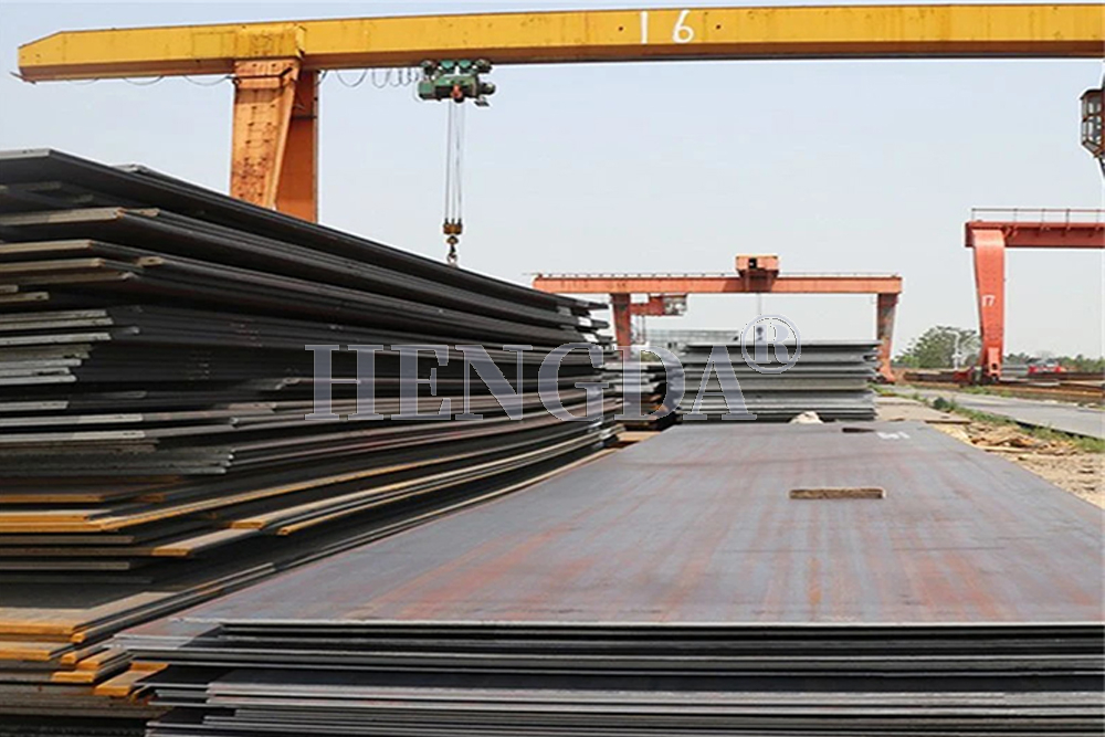Hot rolled steel plate
