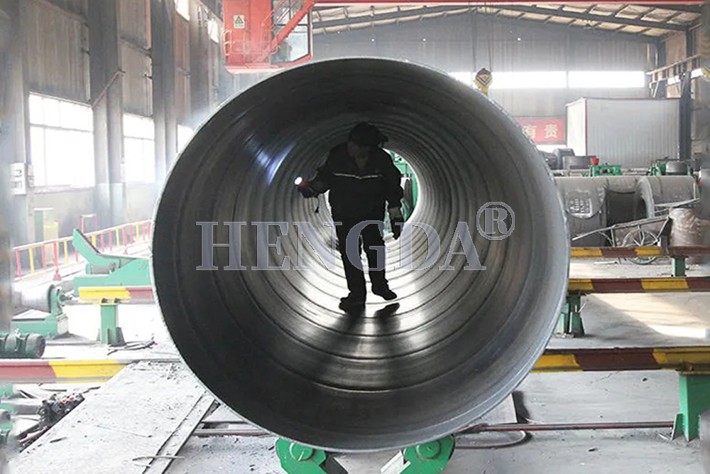Spiral steel pipe