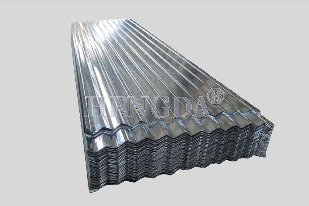 Corrugated steel roofing sheet