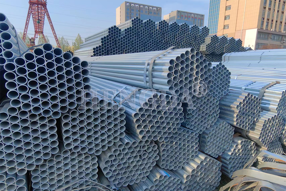 Galvanized round pipe