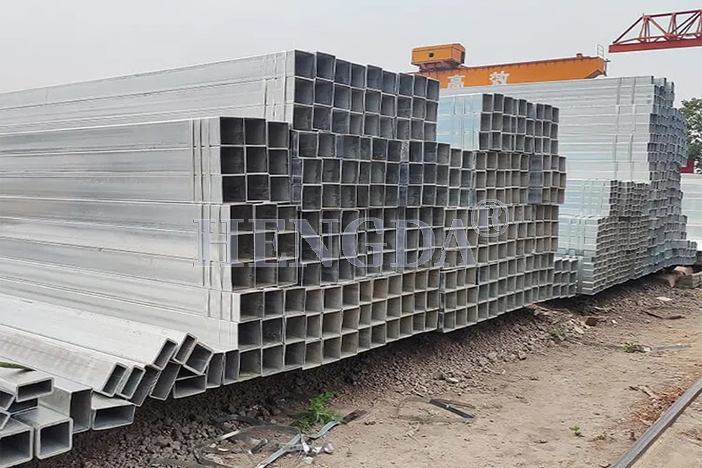 Galvanized square pipe