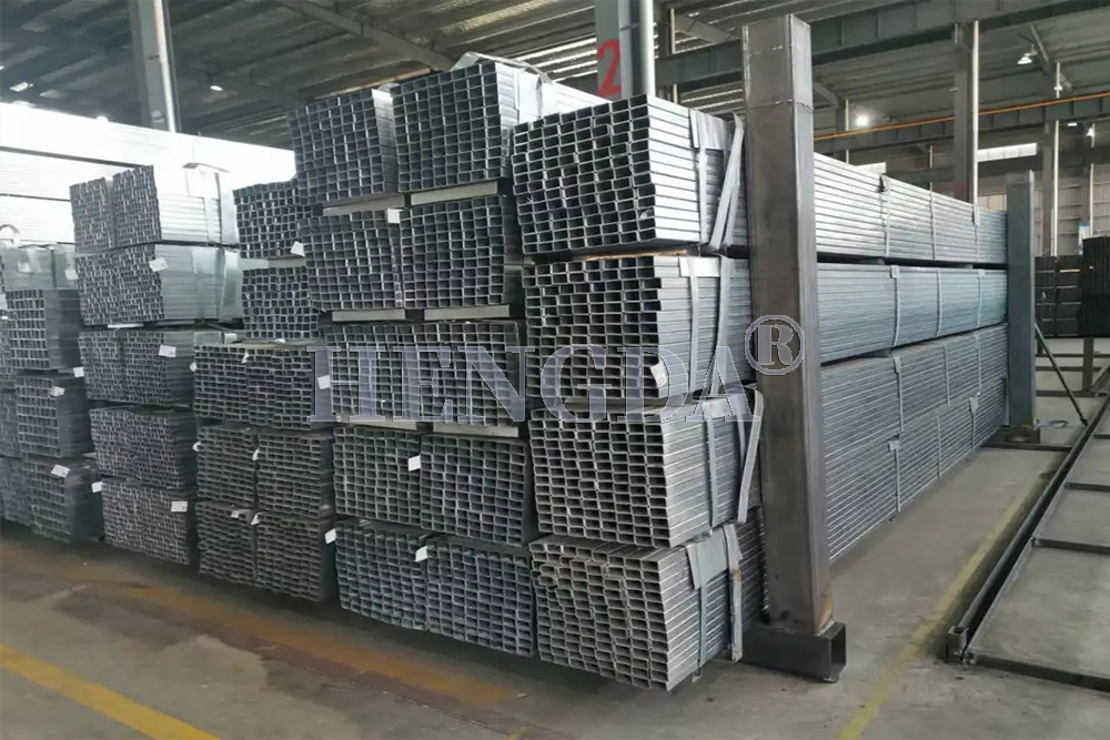 Galvanized square pipe