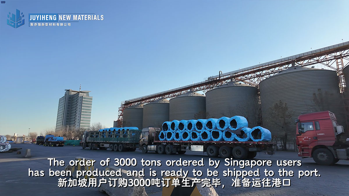 The order of 3000 tons ordered by Singapore users has been produced and is ready to be shipped to the port.