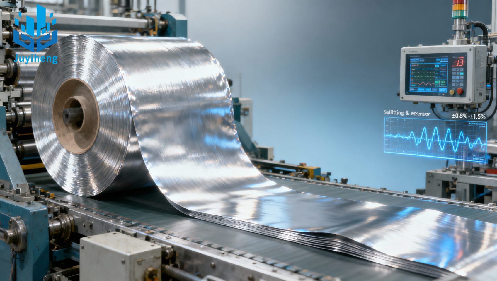 Why some aluminum foil rolls unspool unevenly — and what it reveals about tension control