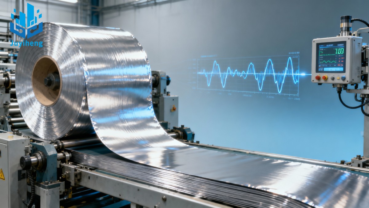 Why some aluminum foil rolls unspool unevenly — and what it reveals about tension control