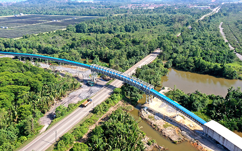 Our company's raw materials take the air express