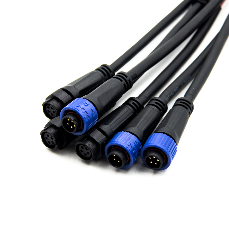 M19 High-Performance 2P/5p Quick Connector Assembly Butt Plate Type Anti-corrosion Anti-aging Male/Female Quick Connector