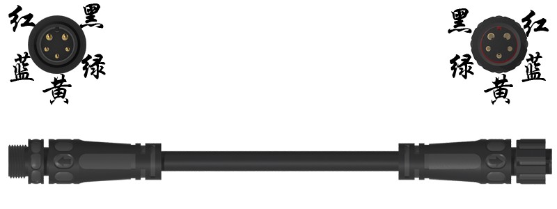 M15尼龙头圆线 直通 5芯 公+母.png